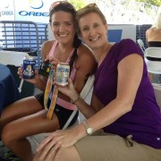 Post race libations with my Florida Host Mommy the amazing Lori Gagen
